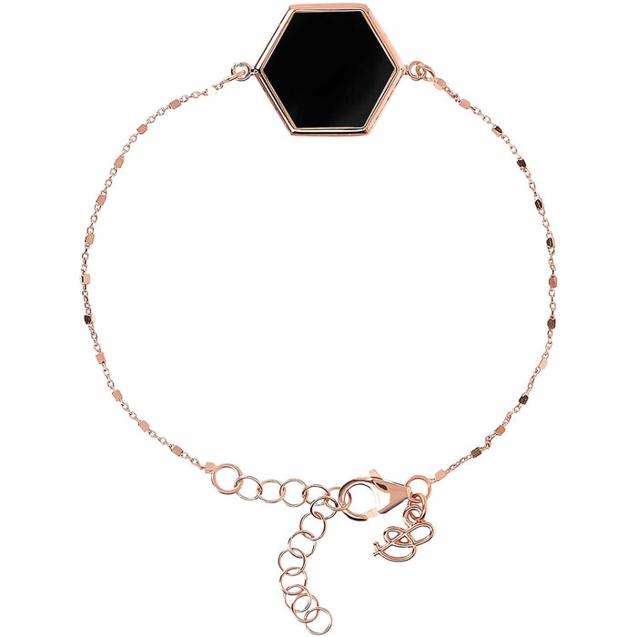 Bronzallure Alba Rose & Black Onyx