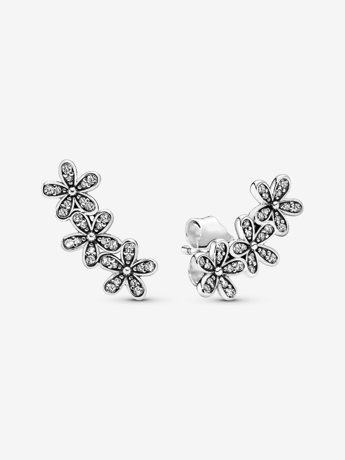 Pandora Daisy Flower Stud Earrings