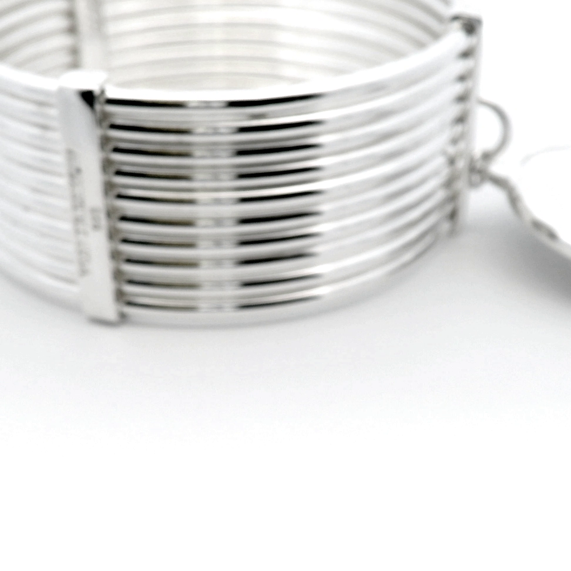 Von Treskow 10-Stack Bangle with Crown Coin