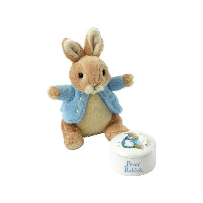 Beatrix Potter Peter Rabbit Trinket &amp; Soft Toy Gift Set