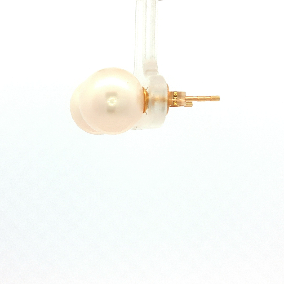 The Cosmic Moon Studs 9.5-10mm Pearl