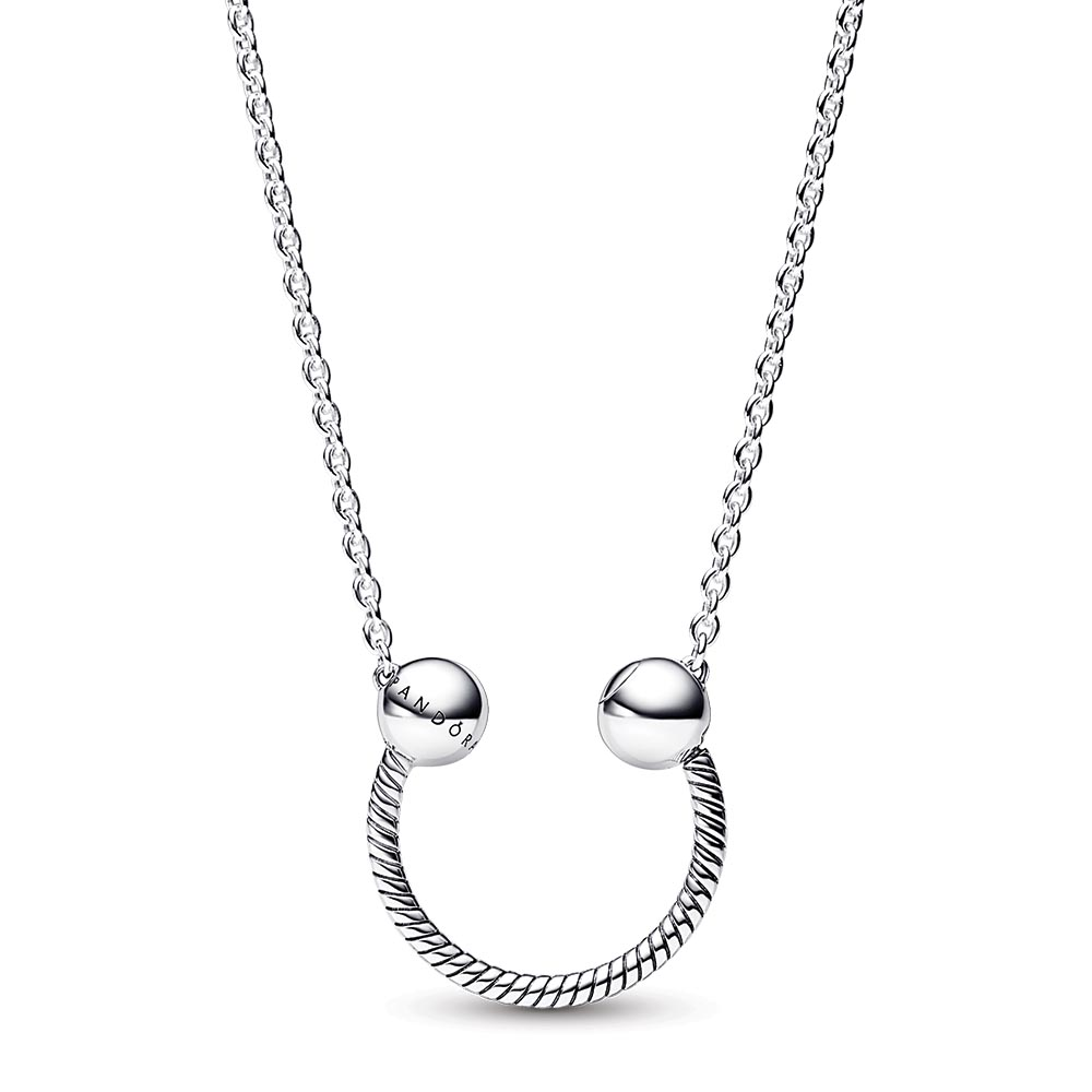Pandora Moments U-shape Charm Pendant Necklace