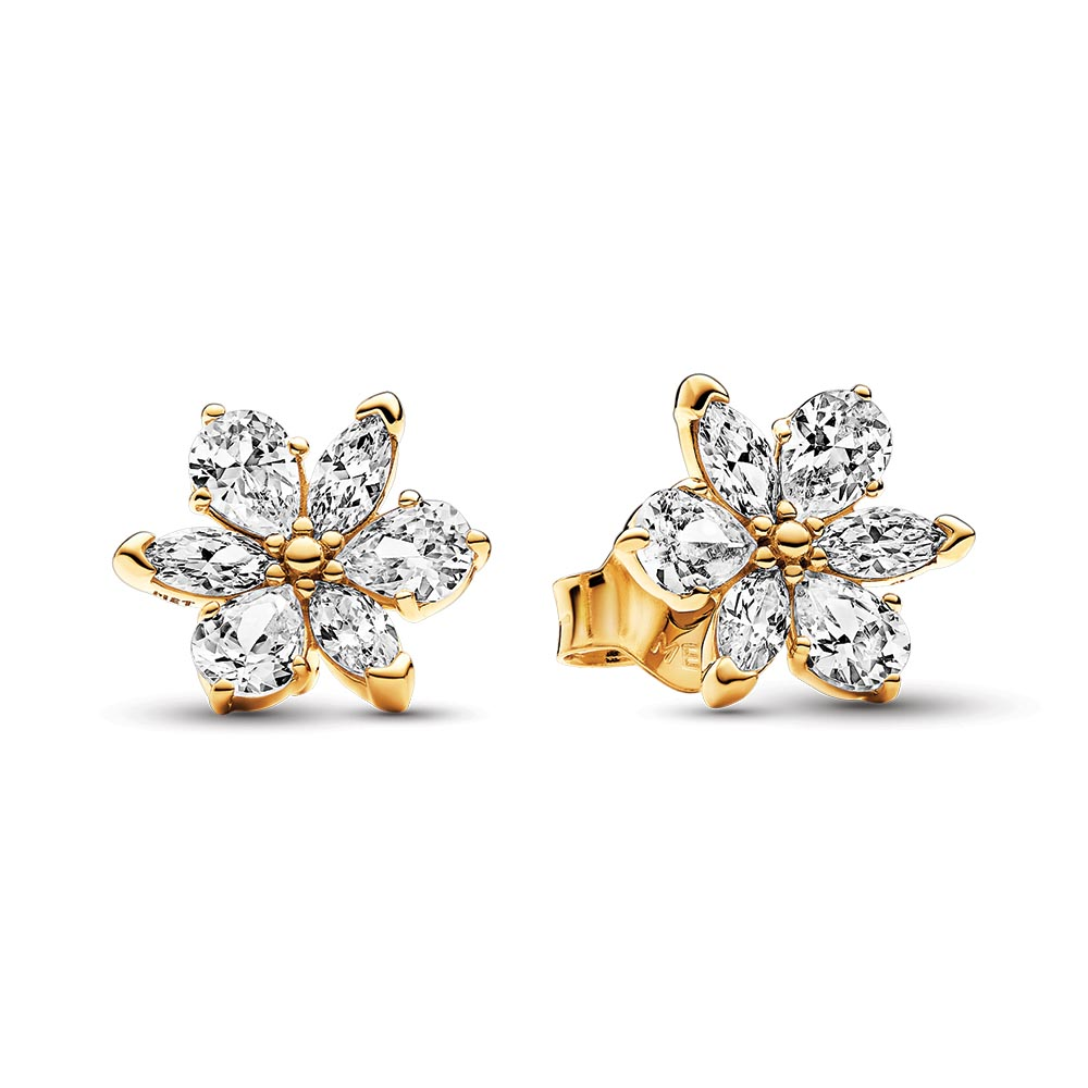 Sparkling Herbarium Cluster Stud Earrings