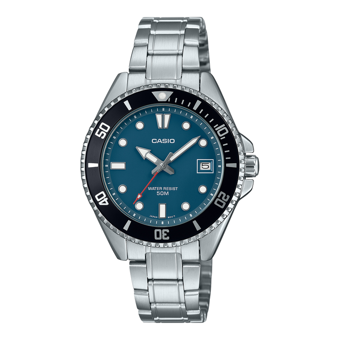 Casio Stainless Steel Analogue Watch