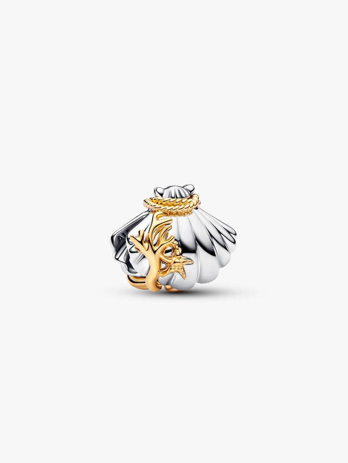 Pandora Disney Ariel Shell Two Tone Charm