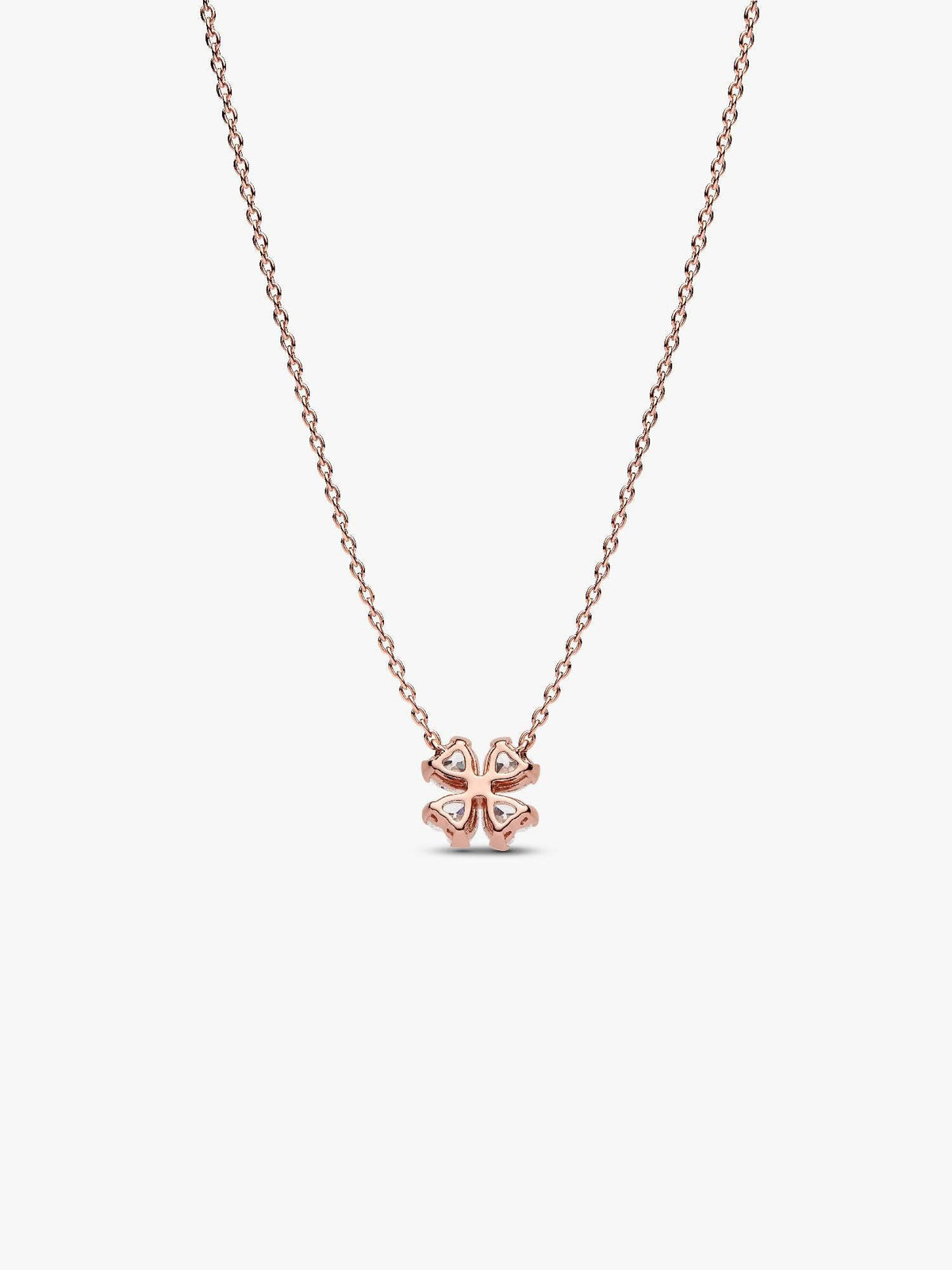 Pandora Sparkling Lucky Clover Pendant Necklace