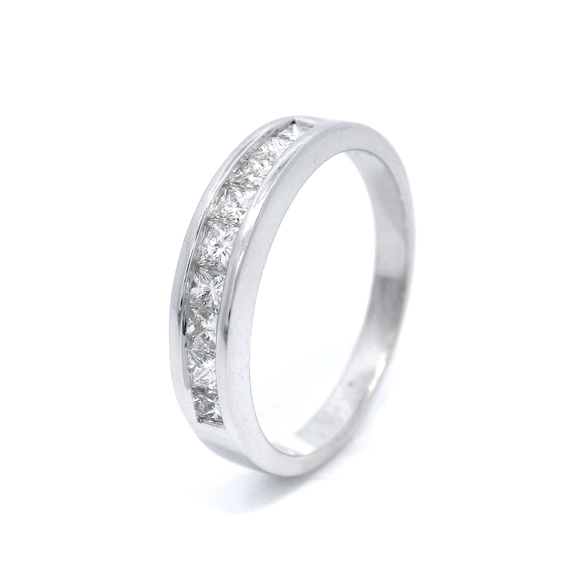 Diamond Paved Dress Ring in White Gold