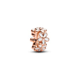 Pandora White Daisy Flower Spacer Charm