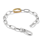 THOMAS SABO Charm Bracelet Bicolour with Connect link
