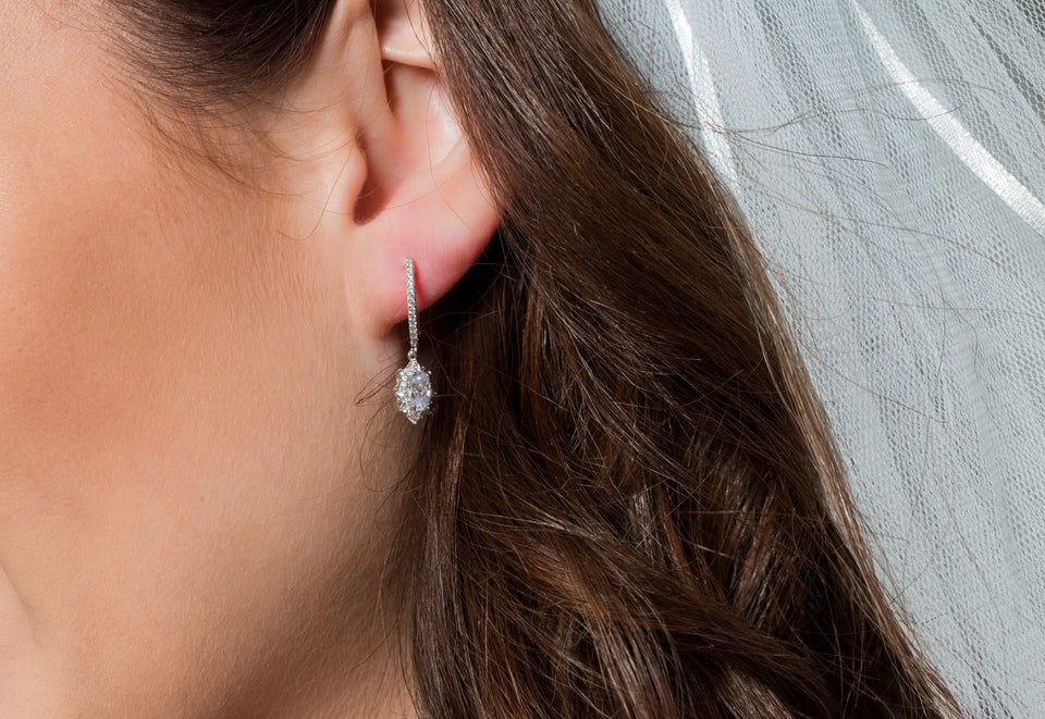 Georgini Iconic Bridal Eloise Earrings Silver