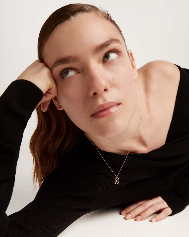 PDPAOLA Letters 2021 Z Necklace