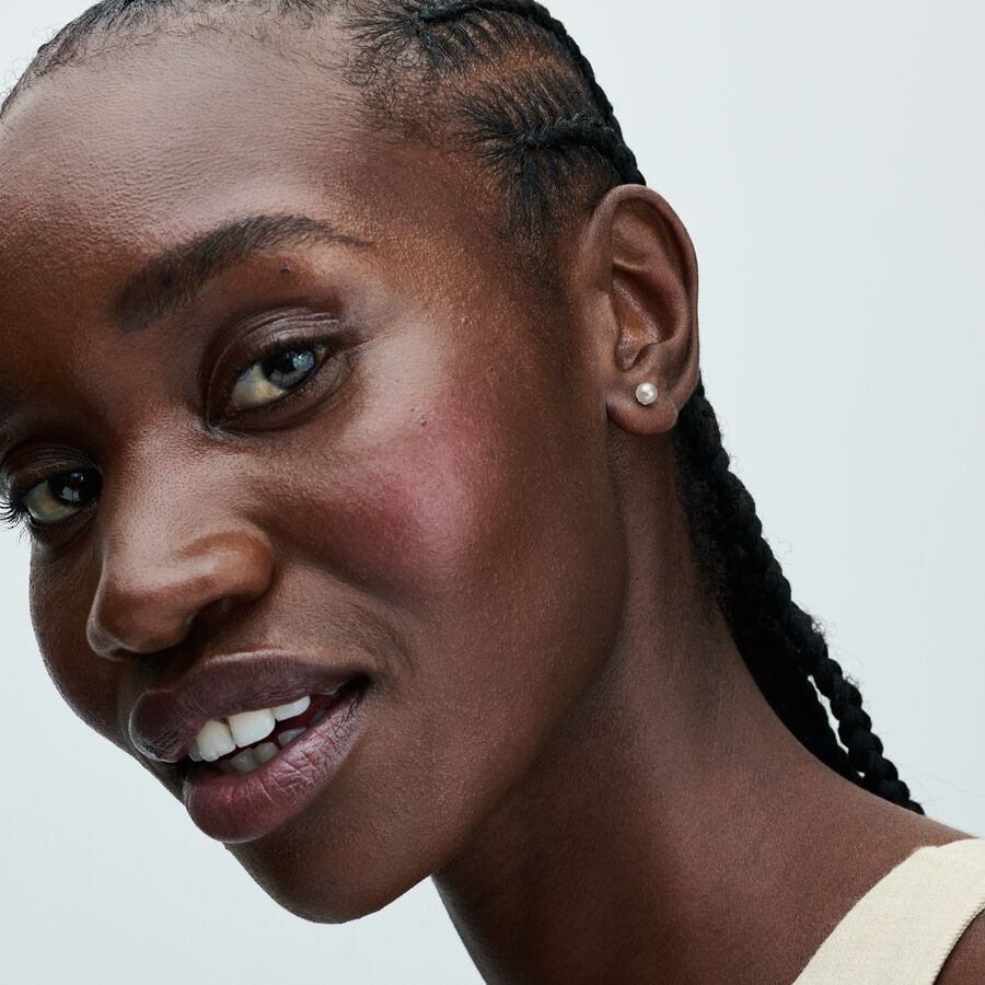 Pandora Treated Freshwater Cultured Pearl 4.5mm Stud Earrings