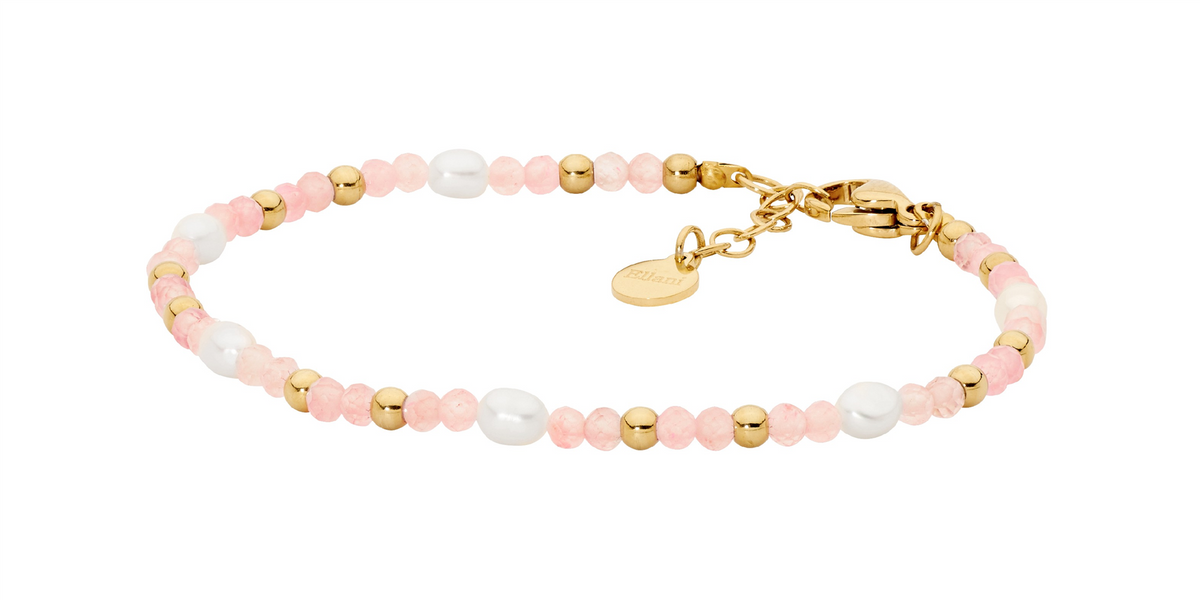 Ellani Rose Quartz &amp; Freshwater Pearl