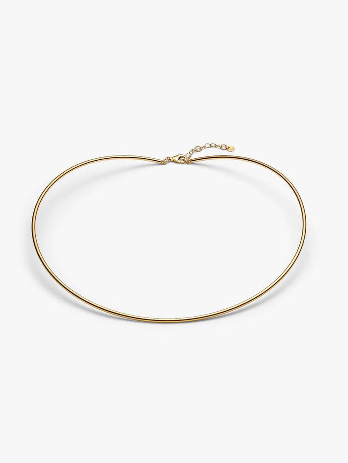 14k gold-plated choker