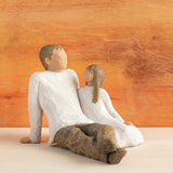 Willow Tree Father and Daughter Figurine