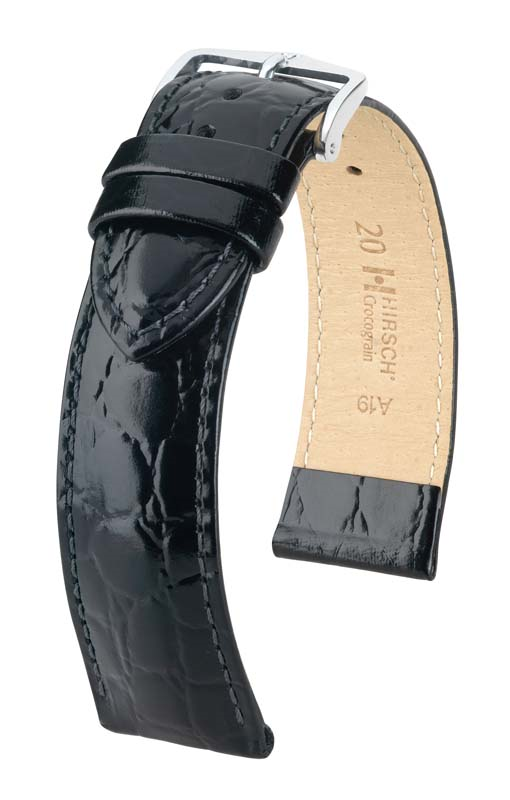 Hirsch 12322850-2 Crocograin Strap
