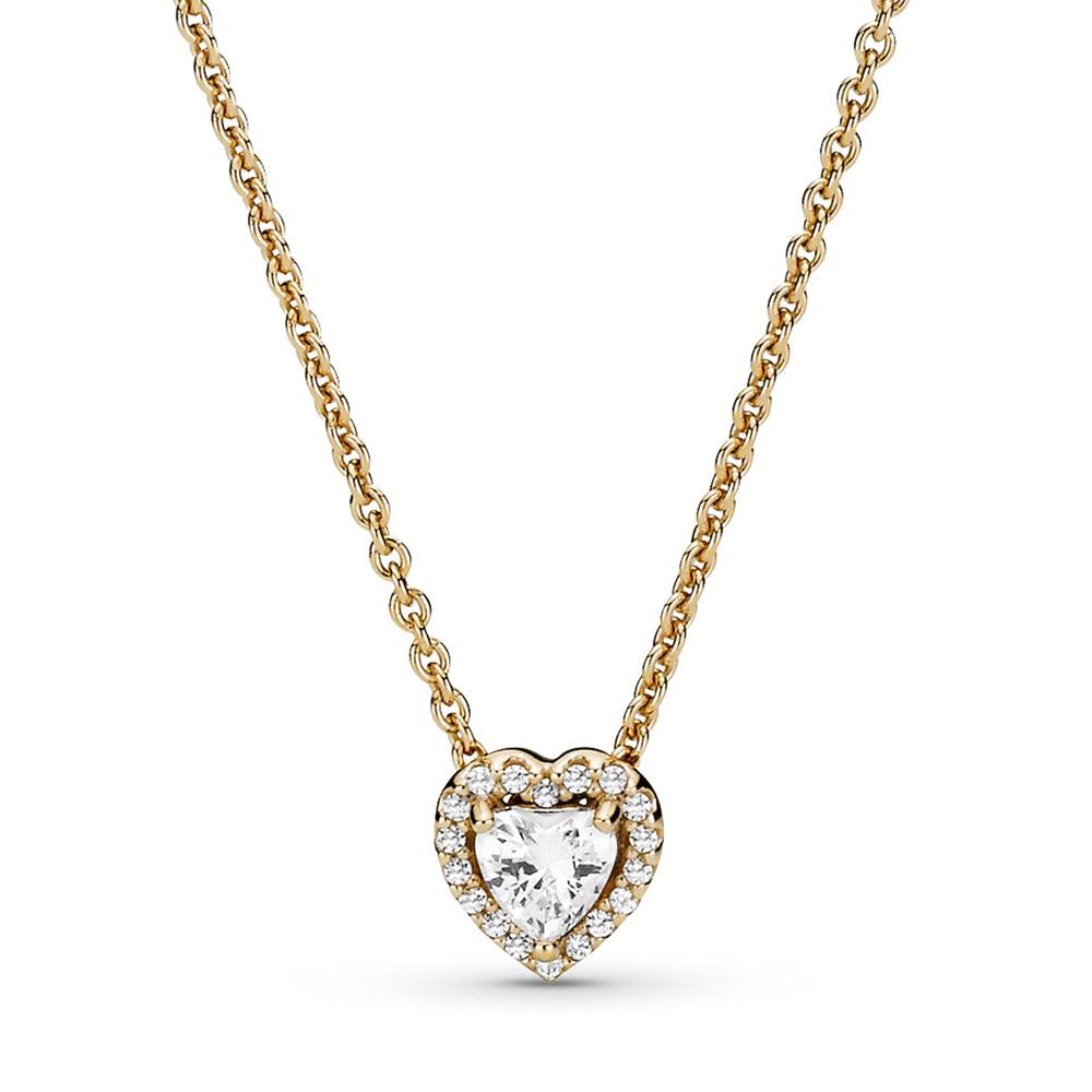 Pandora Elevated Heart Necklace