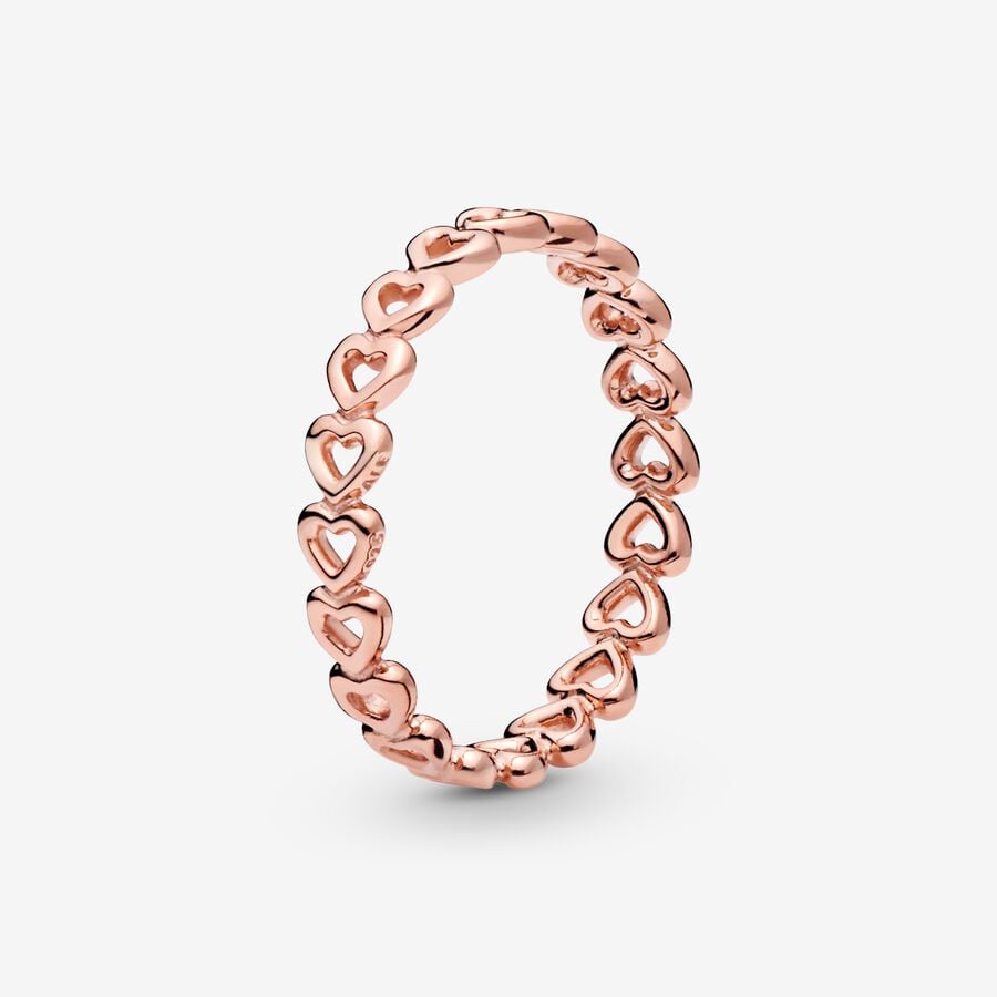 PANDORA Rose Linked Love Heart Ring