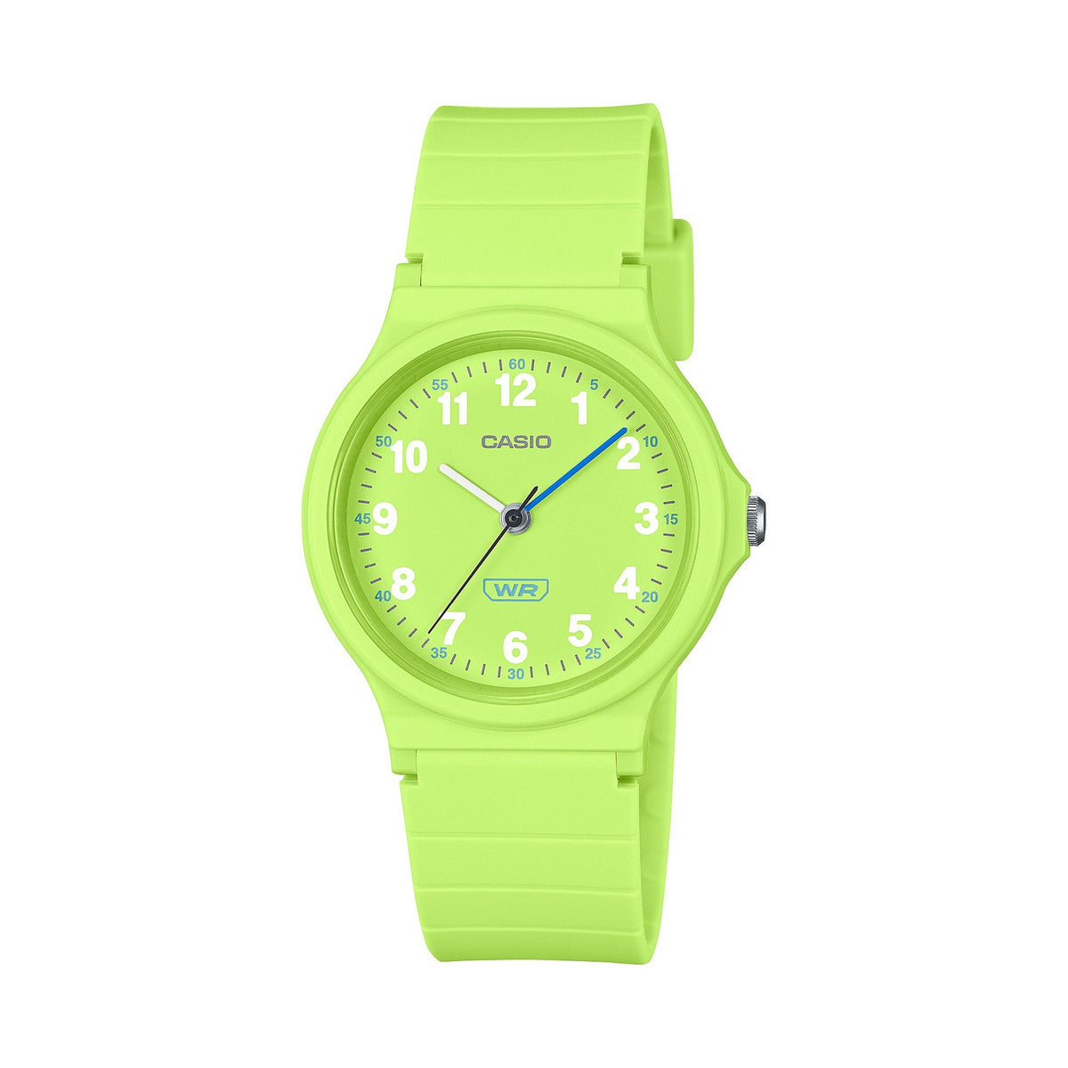 Casio Ladies Analogue Water Resistant Green Resin Band