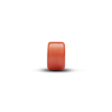 Pandora Orange Murano Glass Mini Charm