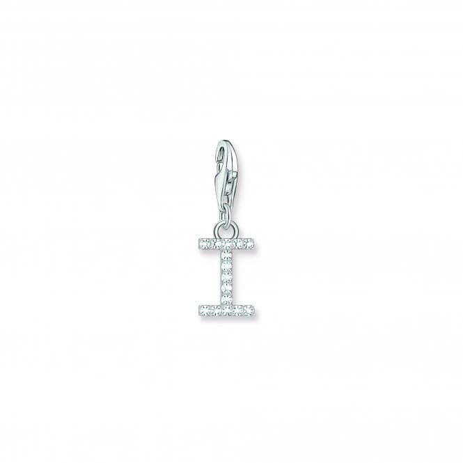 Thomas Sabo Charmista White Zirconia Letter I Charm Pendant