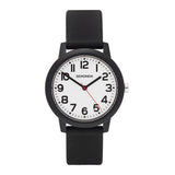 Sekonda Nova White Dial Black Silicone Unisex Watch