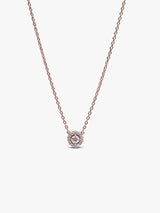 Pandora Round Pavé Halo Pendant Necklace