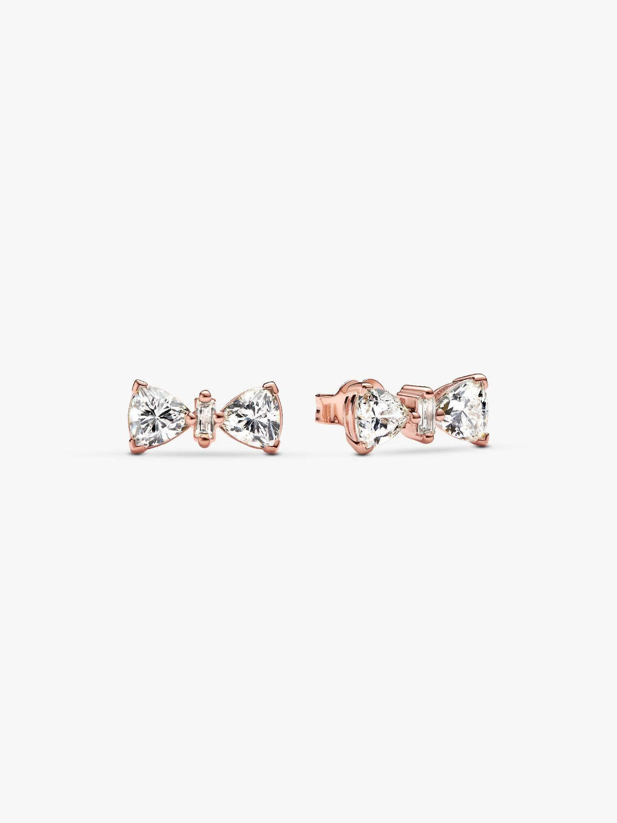 Pandora Sparkling Small Bow Stud Earrings