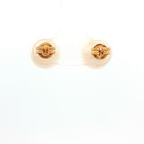 The Cosmic Moon Studs 9.5-10mm Pearl