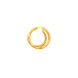 Sleeper Style Huggie Earrings in Yellow Gold