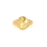 Gents Dress Ring in Yellow Gold