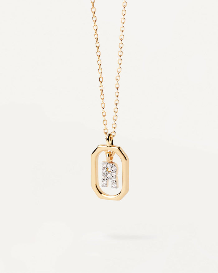 PdPaola Mini Letter W Necklace