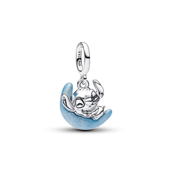 Pandora Disney Stitch and Moon Dangle