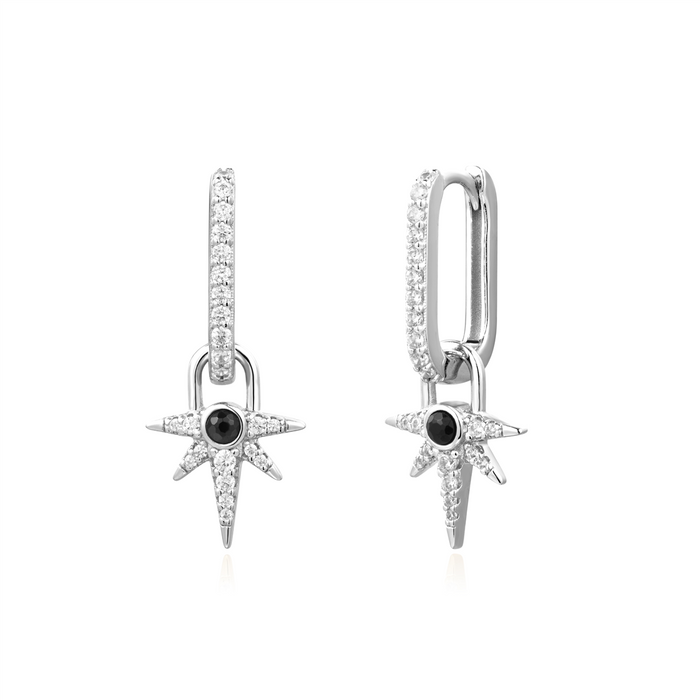 #4A DUSK SIL CZ/BLK ONYX STAR HUGIES