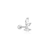 Ania Haie Triple Marquise Barbell Single Earring