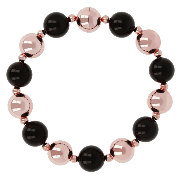 BronzeAllure Stone Bead Bracelet