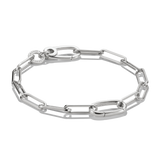 THOMAS SABO Connect Charm bracelet paperclip Silver