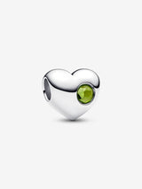 Pandora August Birthstone Heart Charm