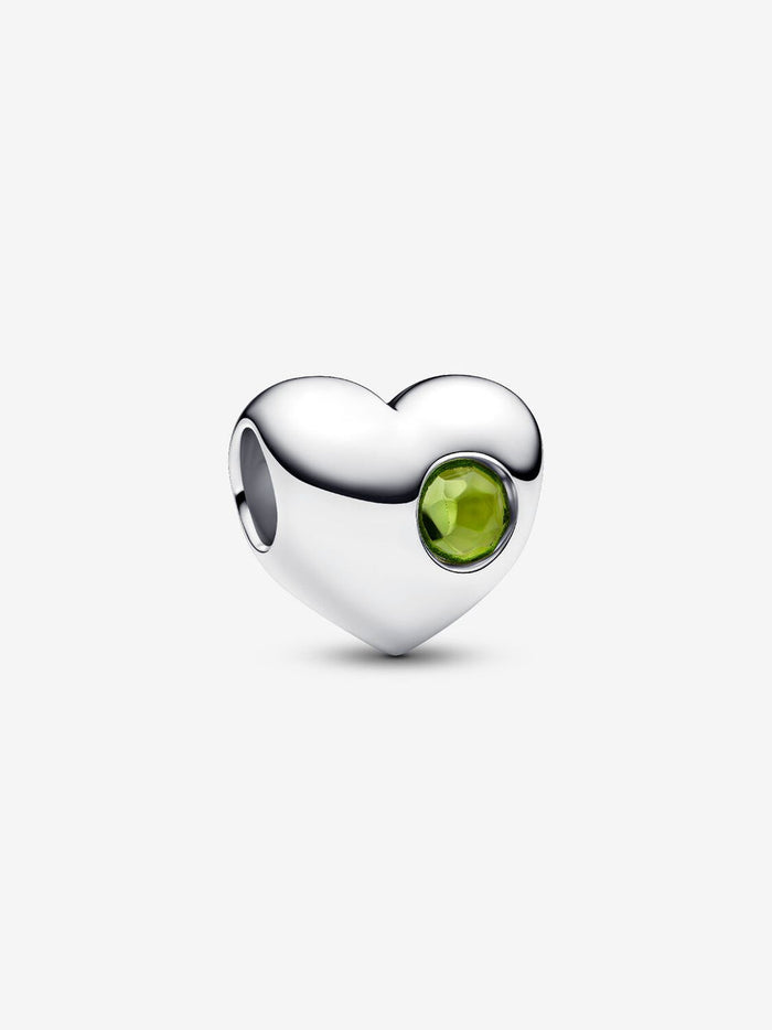 Pandora August Birthstone Heart Charm