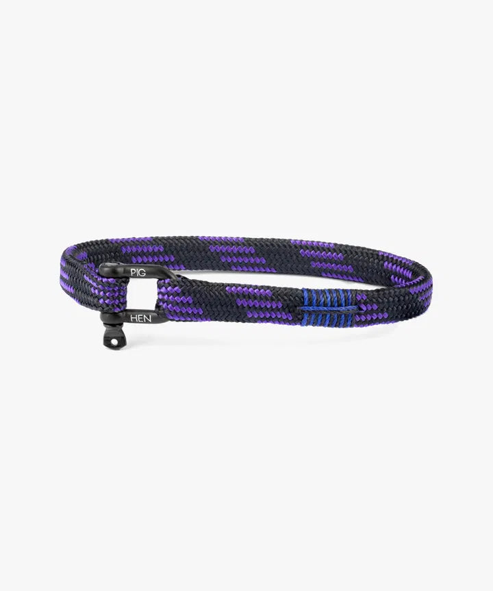 Pig and Hen Vicious Vik Black/Royal Purple/Black Bracelet