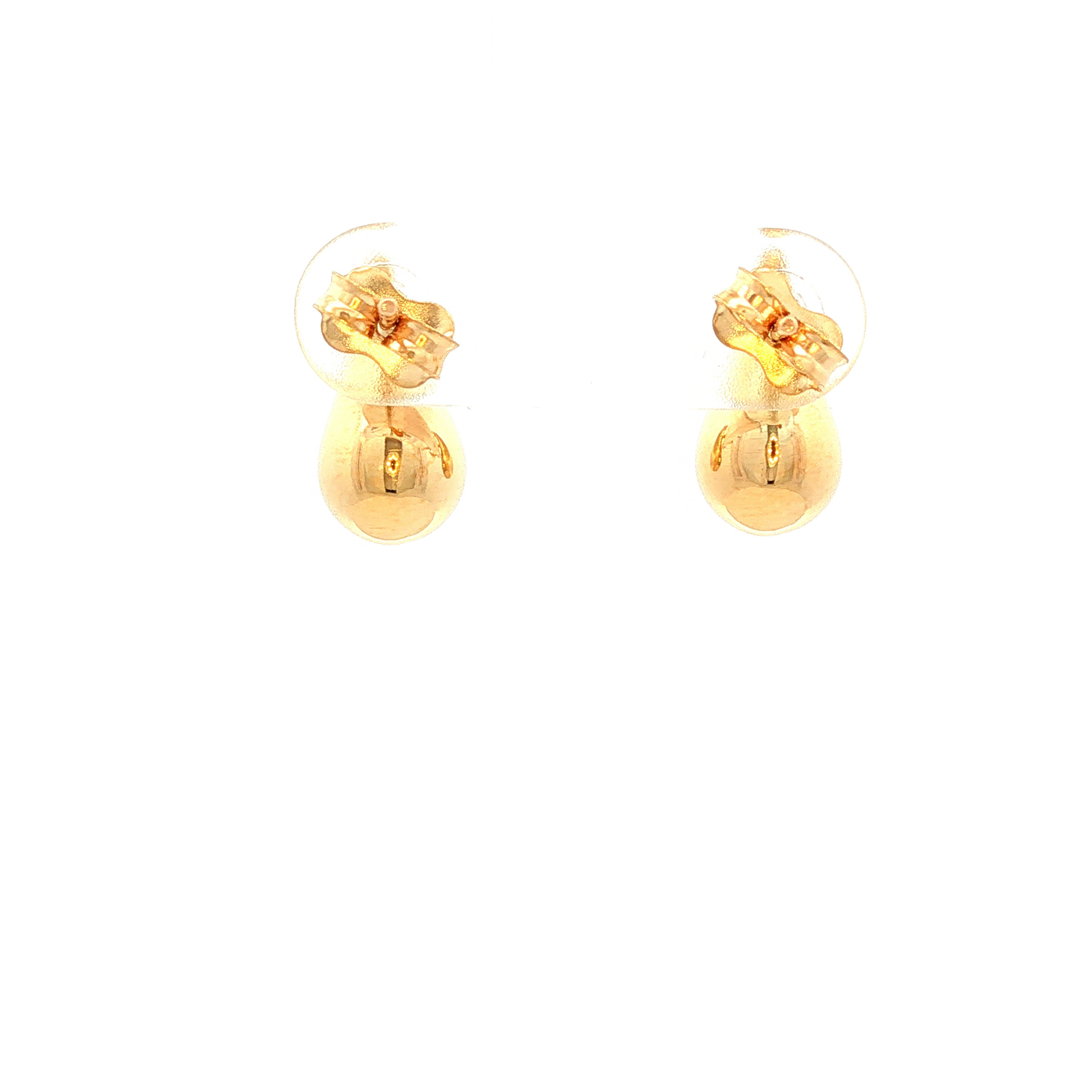 Bulbus Stud Small Earrings in Yellow Gold
