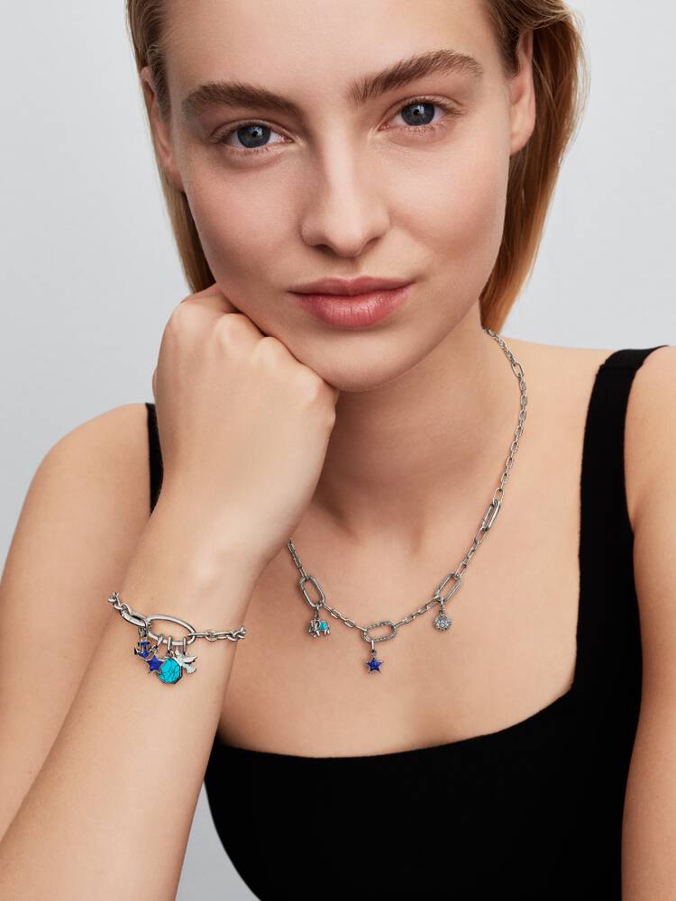 Pandora Blue Star Pendant Mini Charm