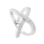 Ellani Split Band Cross Over Ring