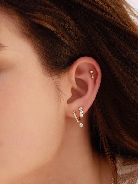 Ania Haie Dangle Barbell Single Earring