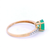 Emerald And Diamond Set Ring In Yellow Gold