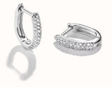 Thomas Sabo sterling silver earring with white stone