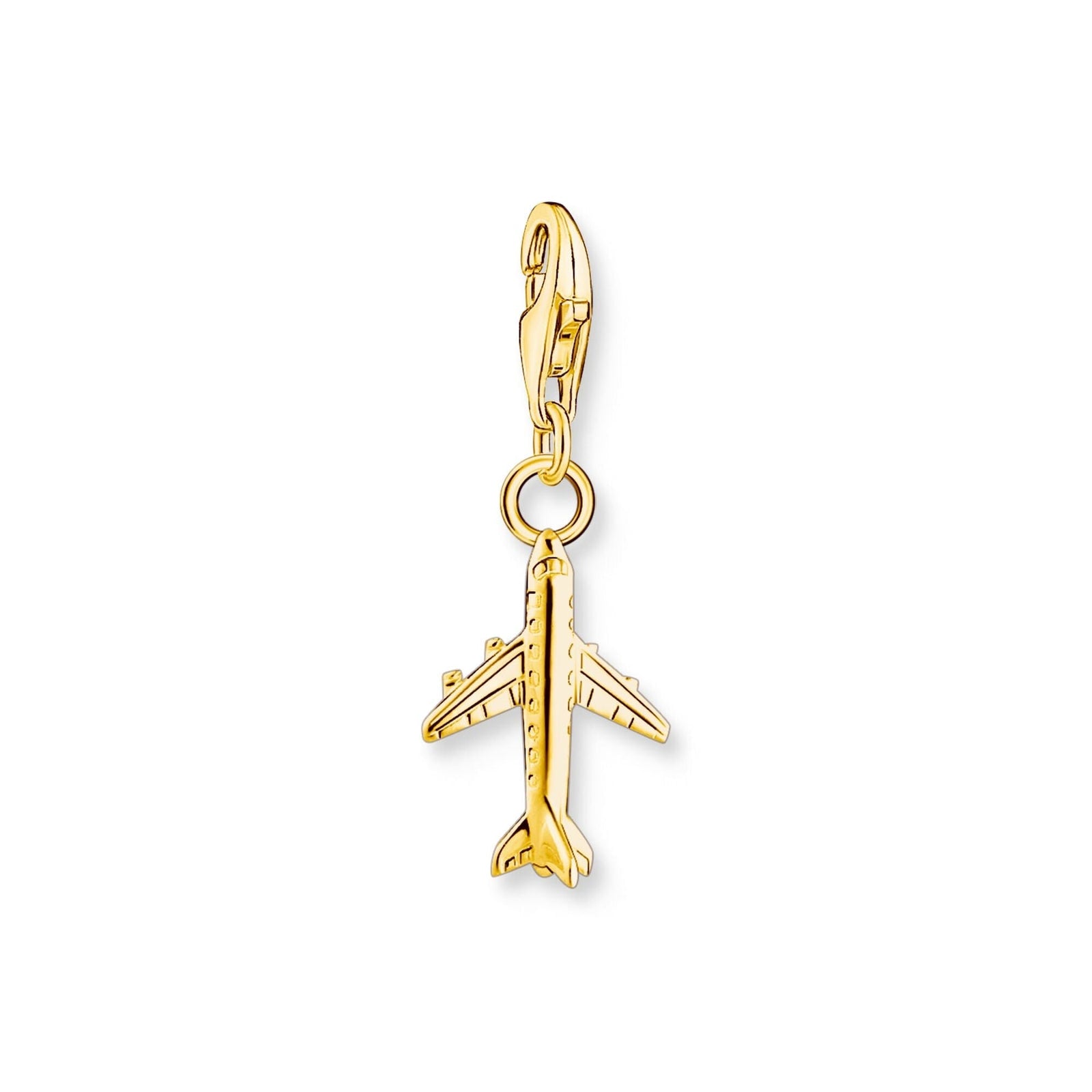 Thomas Sabo Charmista Pendant Airplane Gold Plated