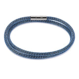Couer De Lion Blue Enamelled Mesh