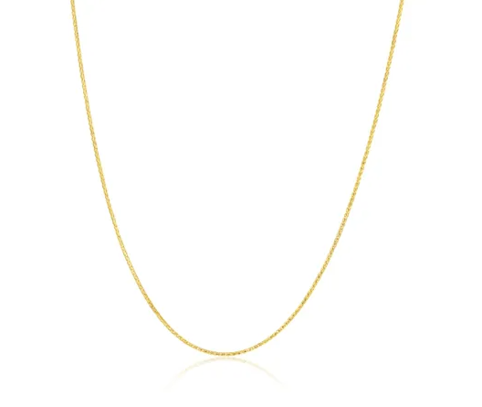 9 Carat Yellow Gold Magic Wheat Chain