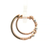 Rose Gold Diamond Hoops